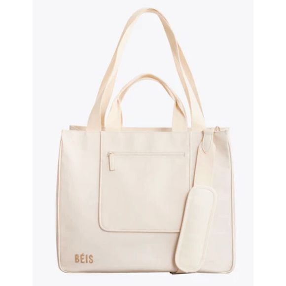 Beis Handbags - NEW BEIS Padded Strap in Beige